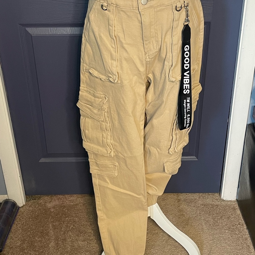 Tan Cargo Pants